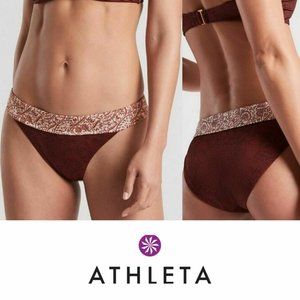 Athleta Aqualuxe Batik Bikini Swim Bottom